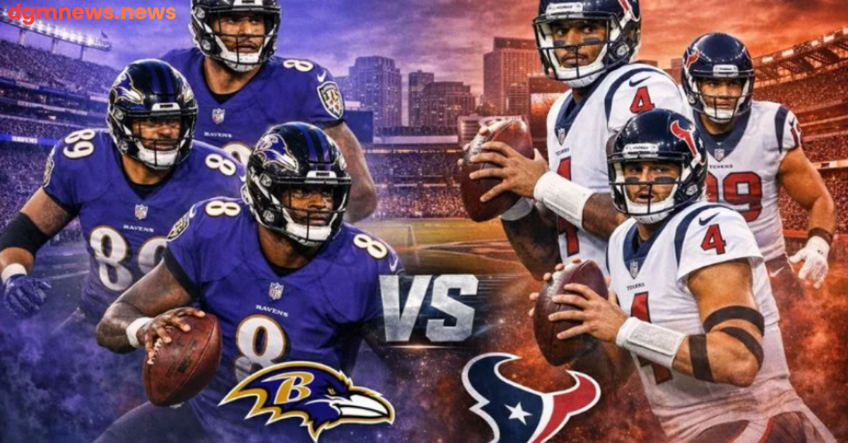 Baltimore Ravens vs Houston Texans match player stats and game highlights