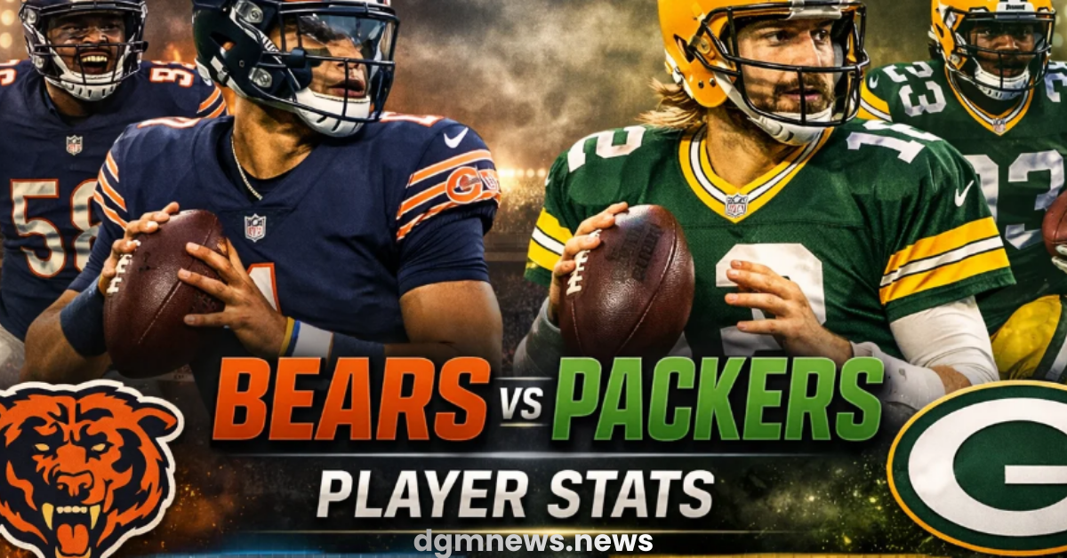 Chicago Bears vs Green Bay Packers player stats and match turning points