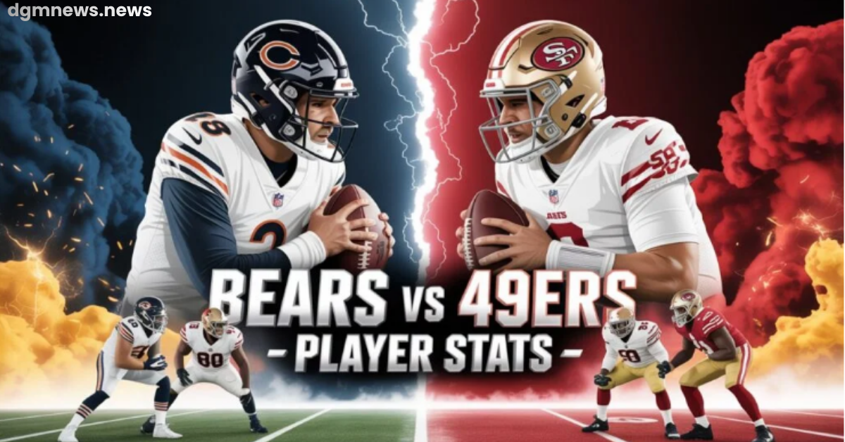 Chicago Bears vs San Francisco 49ers player stats and game deciding moments